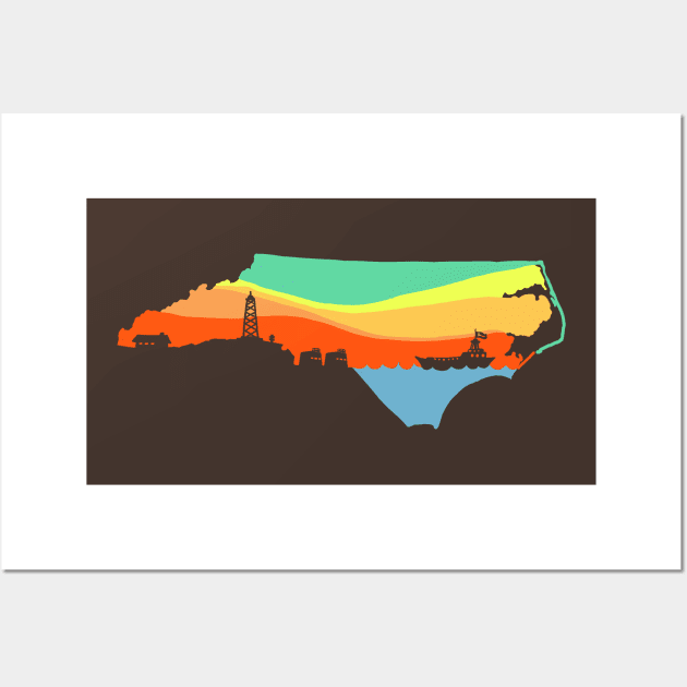 North Carolina Wall Art by barmalisiRTB